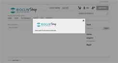 Desktop Screenshot of bioclin-shop.com
